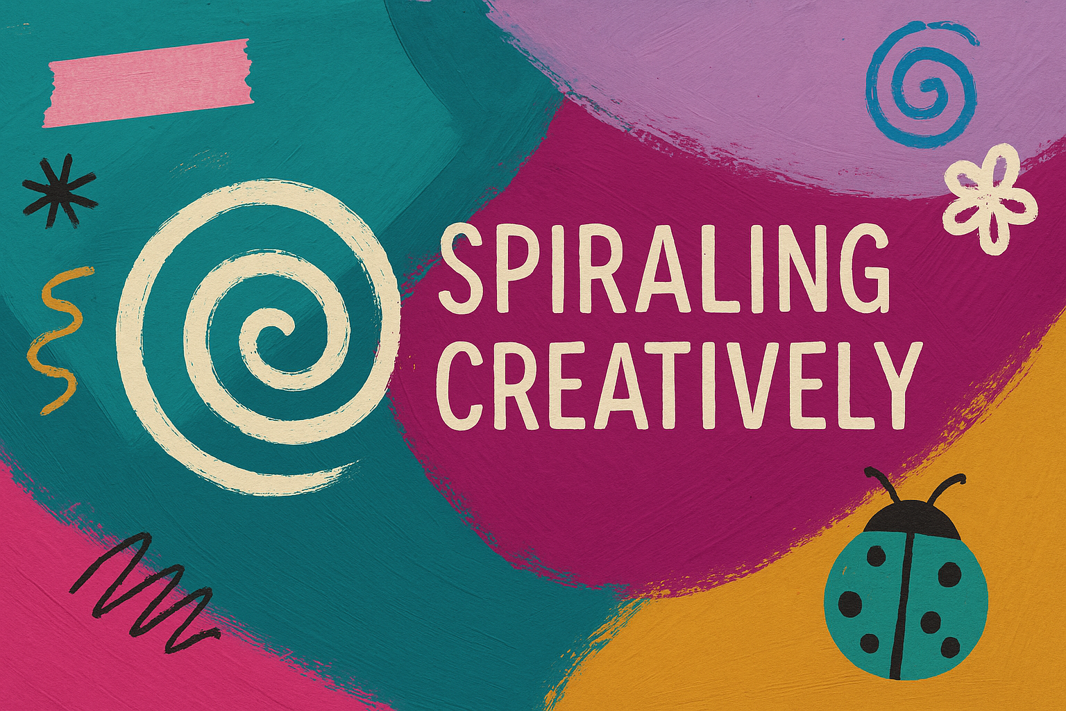 Here I Am Spiraling – and doing it Creatively.